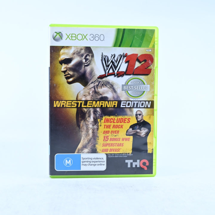WWE '12 - Xbox 360 Game - No Manual - PAL - MINT DISC!