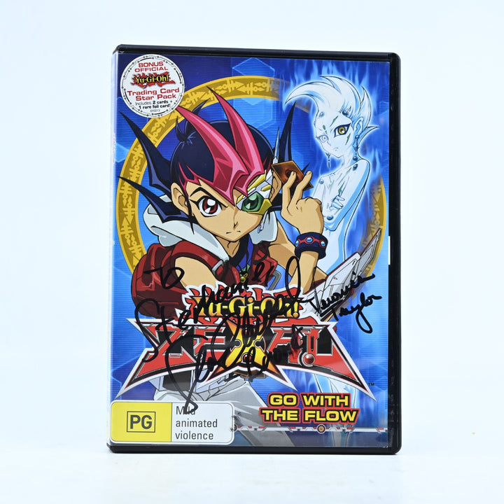 SIGNED! Yu-Gi-Oh! Zexal: Go With the Flow DVD Veronica Taylor, Sean Schemmel