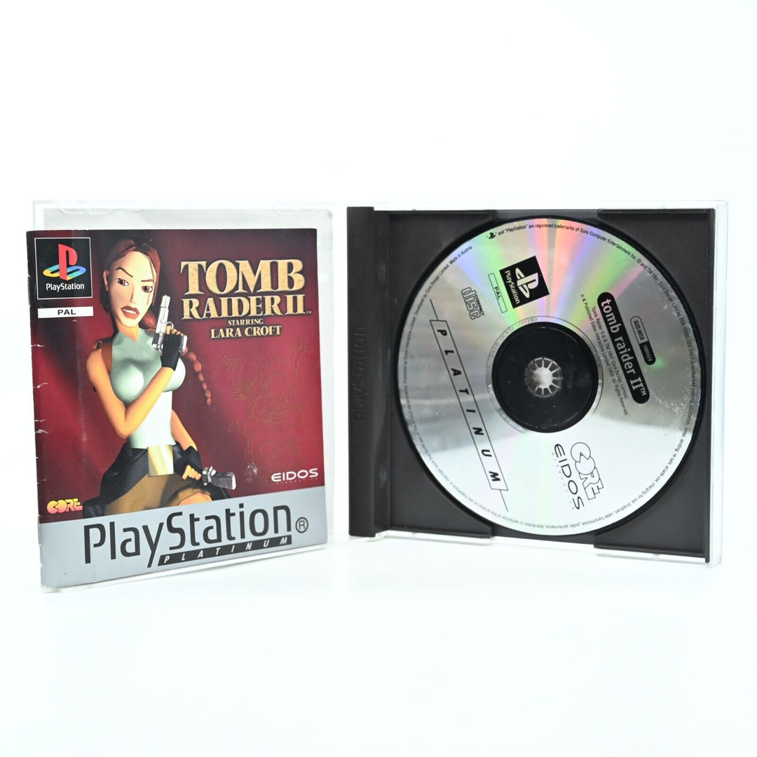 Tomb Raider II  - Sony Playstation 1 / PS1 Game - MINT DISC