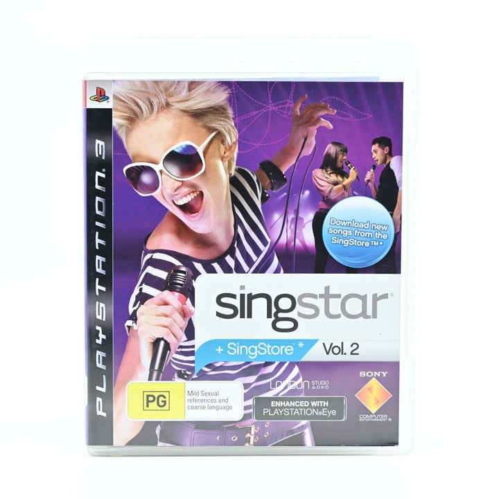 SingStar Vol.2 - Sony Playstation 3 / PS3 Game + Manual - FREE POST!