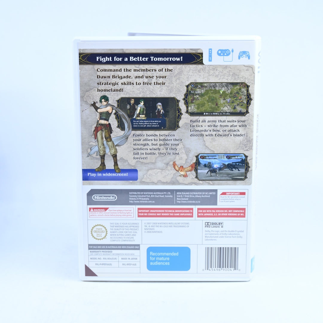 Fire Emblem: Radiant Dawn - Nintendo Wii Game + Manual - PAL - NEAR MINT DISC!