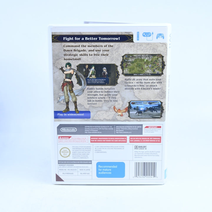 Fire Emblem: Radiant Dawn - Nintendo Wii Game + Manual - PAL - NEAR MINT DISC!