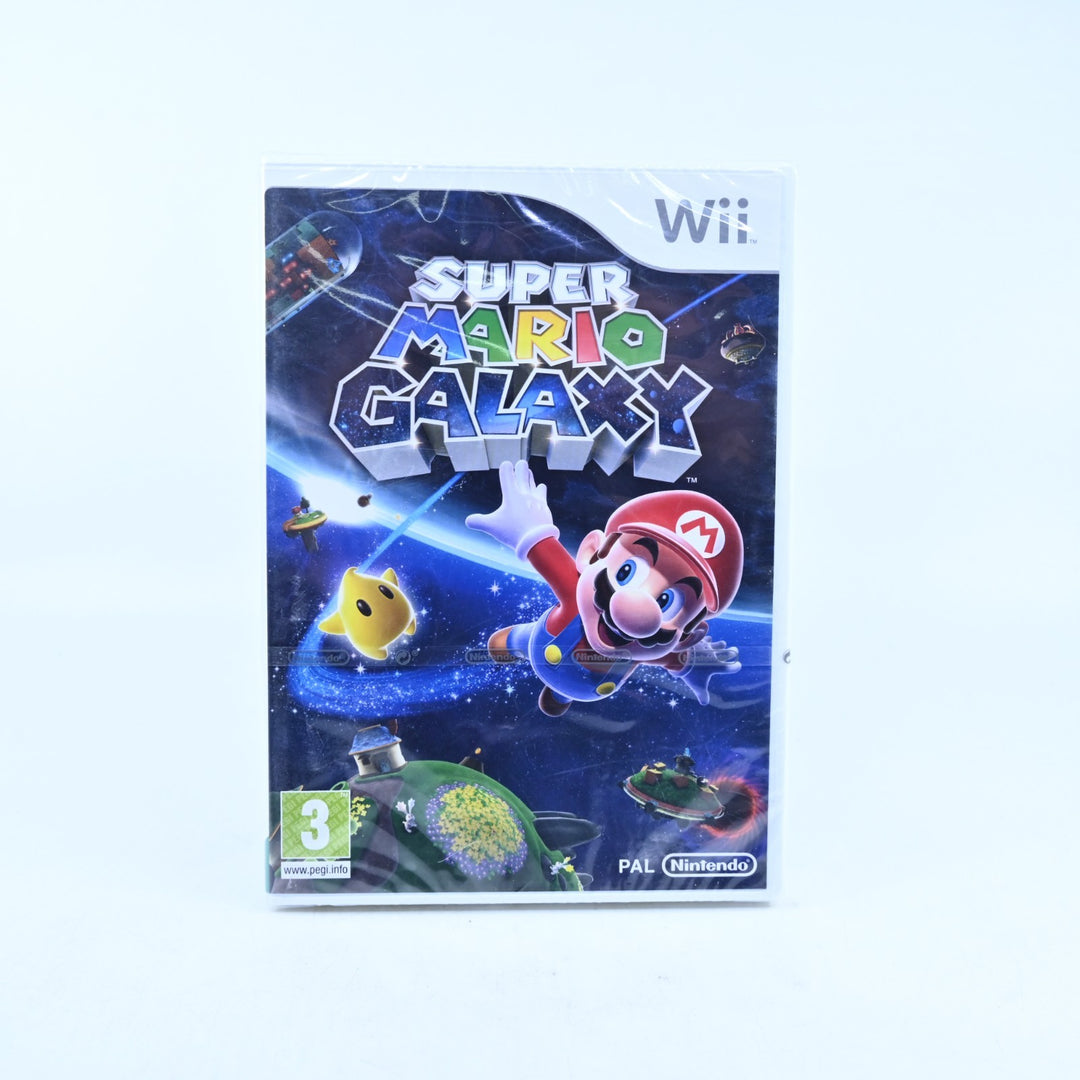 SEALED! Super Mario Galaxy - Nintendo Wii Game + Manual - PAL - MAKE OFFERS