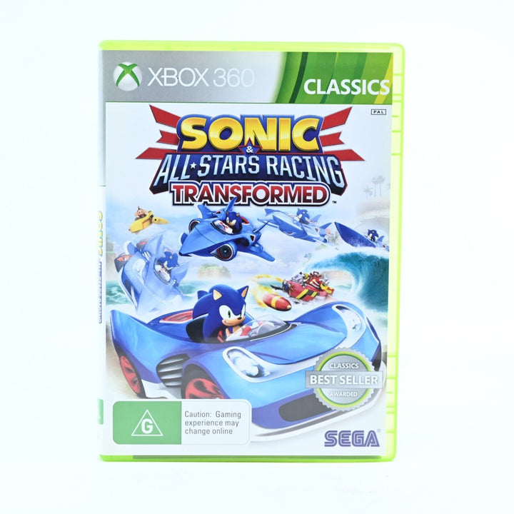 Sonic & All-Stars Racing Transformed - Xbox 360 Game + Manual - PAL - MINT DISC!