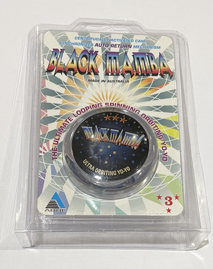 ABBE Black Mamba Ultra Orbiting 3 Star Yo-Yo -Made in AUS -FREE POST! Toy