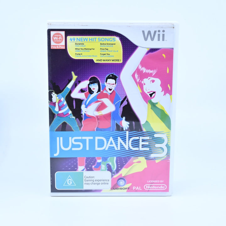 Just Dance 3 - Nintendo Wii Game + Manual - PAL - MINT DISC!