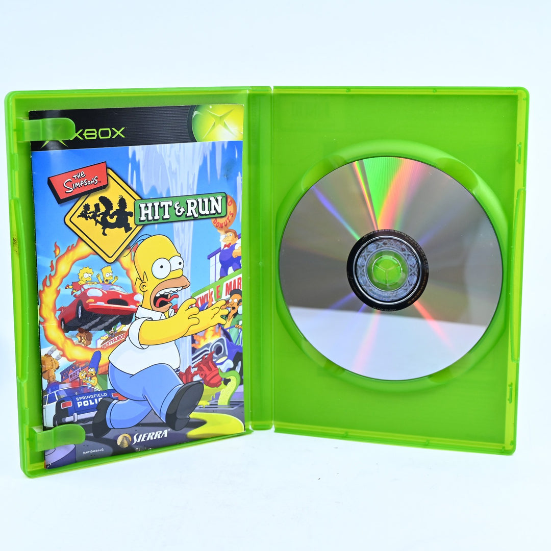 The Simpsons Hit & Run - Original Xbox Game + Manual - PAL - MINT DISC!