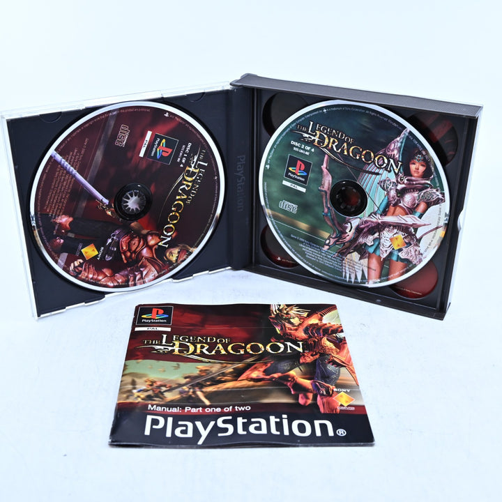 The Legend of Dragoon - Sony Playstation 1 / PS1 Game + Manual - PAL