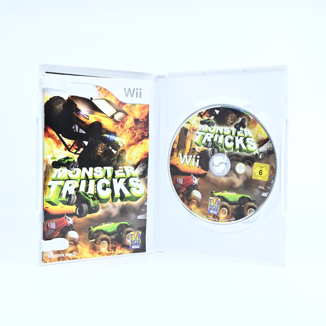 Monster Trucks - Nintendo Wii Game + Manual - PAL - MINT DISC!