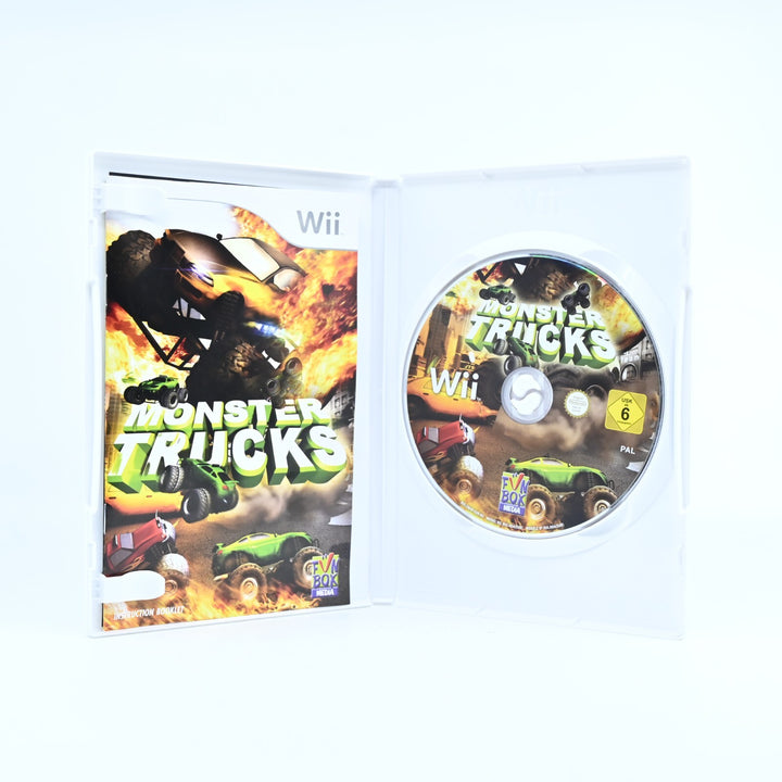 Monster Trucks - Nintendo Wii Game + Manual - PAL - MINT DISC!