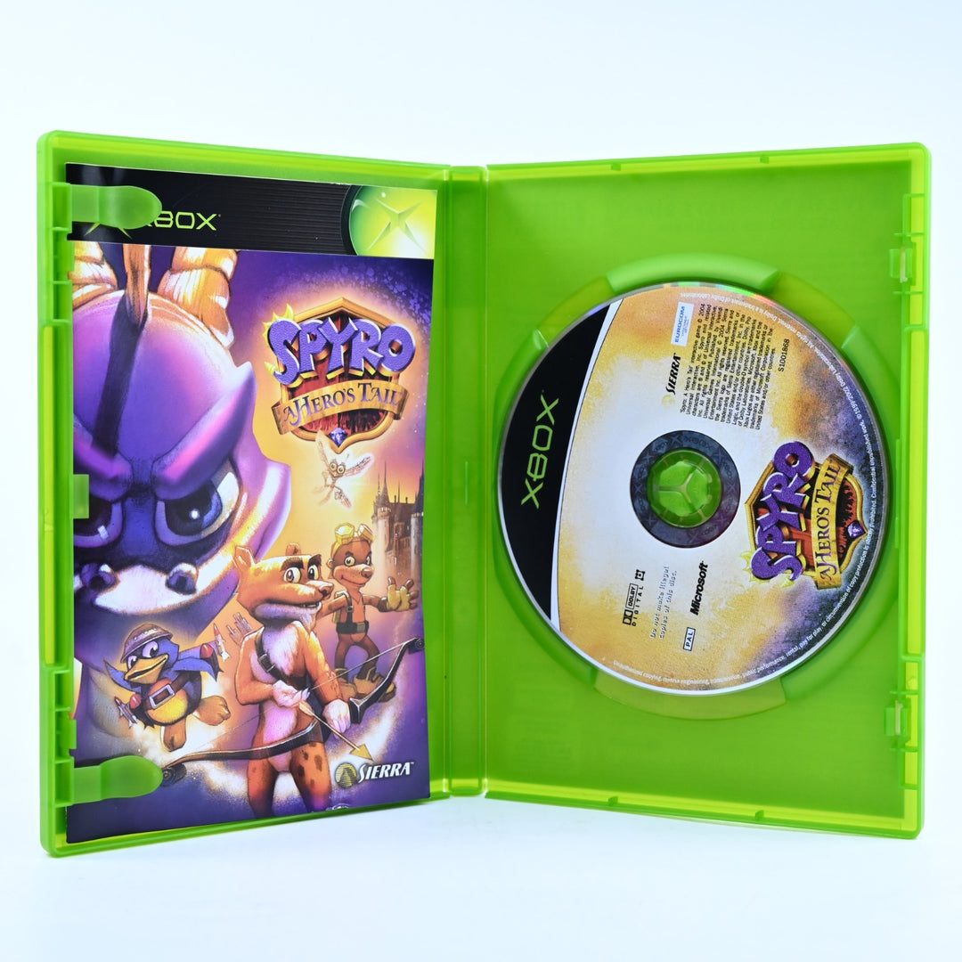 Spyro: A Hero's Tail - Original Xbox Game + Manual - PAL - MINT DISC!