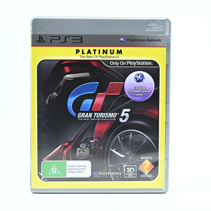 Gran Turismo 5 - Sony Playstation 3 / PS3 Game + Manual - MINT DISC!