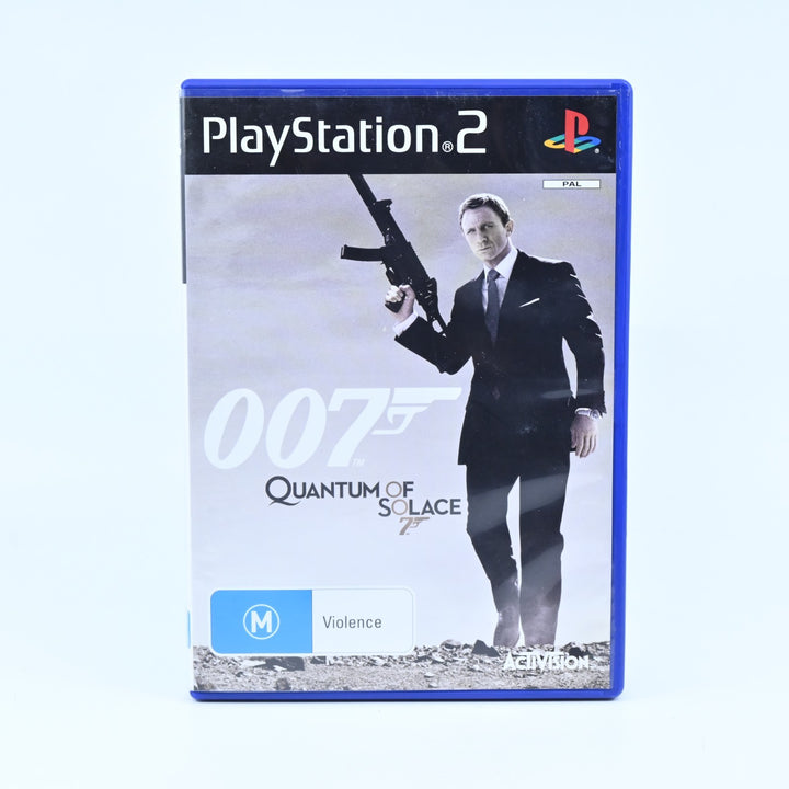 007: Quantum of Solace - Sony Playstation 2 / PS2 Game + Manual - PAL