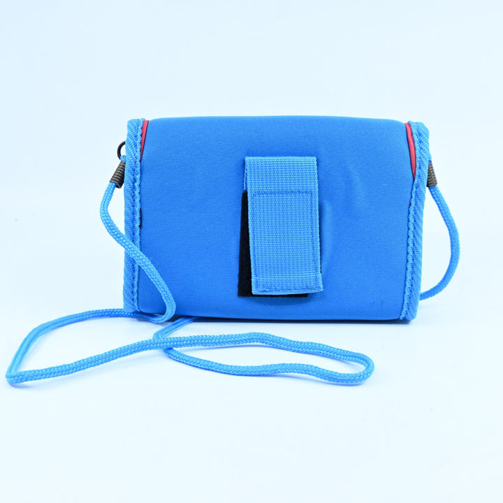 Blue / Red GameBoy Advance Carry Bag / Pouch With Carry Strap - GBA Accessory