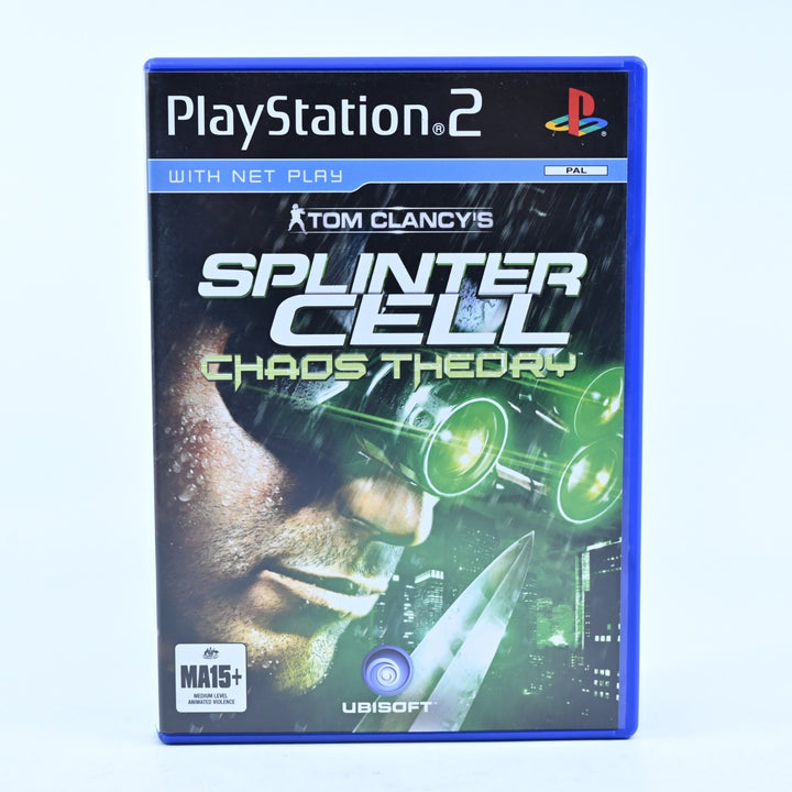 Tom Clancy's Splinter Cell: Chaos Theory - Playstation 2 / PS2 Game + Manual