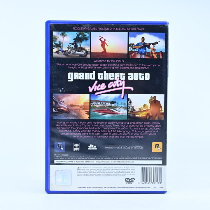 Grand Theft Auto: Vice City - Sony Playstation 2 / PS2 Game + Manual - No Map