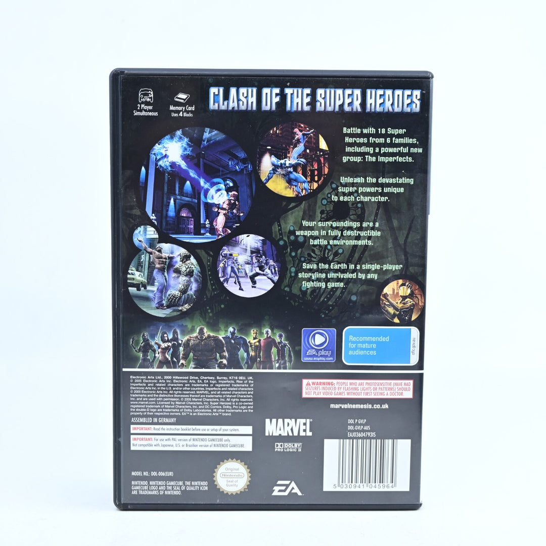 Marvel Nemesis: Rise of The Imperfects - Nintendo Gamecube Game + Manual - PAL