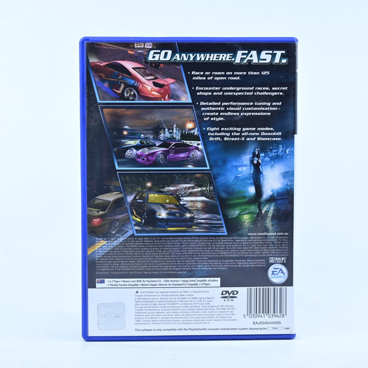 Need for Speed: Underground 2 - Sony Playstation 2 / PS2 Game + Manual - PAL
