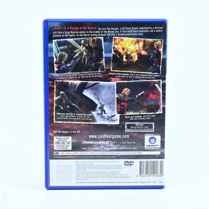 Cold Fear  - Sony Playstation 2 / PS2 Game + Manual - PAL - MINT DISC!