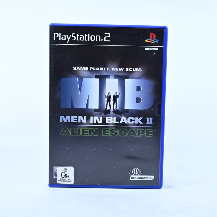 Men in Black II: Alien Escape - Sony Playstation 2 / PS2 Game + Manual - PAL