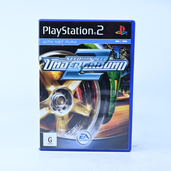 Need for Speed: Underground 2 - Sony Playstation 2 / PS2 Game + Manual - PAL