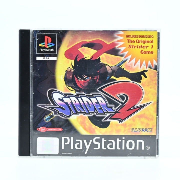 Strider 2 - COMPLETE - Sony Playstation 1 / PS1 Game - PAL - MINT DISC!