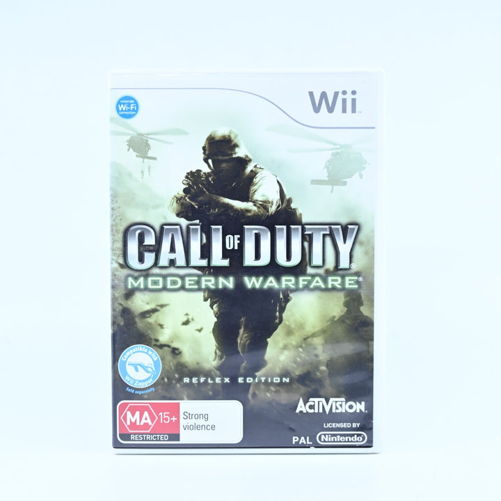 Call of Duty: Modern Warfare - Reflex Edition - Nintendo Wii Game + Manual - PAL