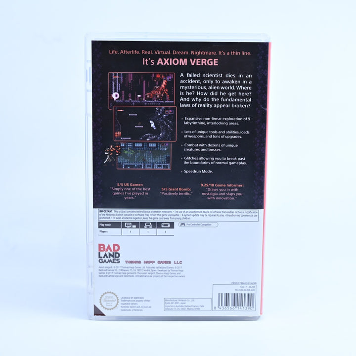 Axiom Verge - Multiverse Edition - Nintendo Switch Game - FREE POST!