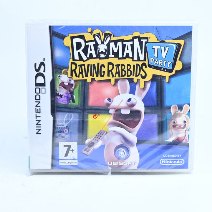 Rayman Raving Rabbids TV Party - SEALED! - Nintendo DS Game - PAL + Manual