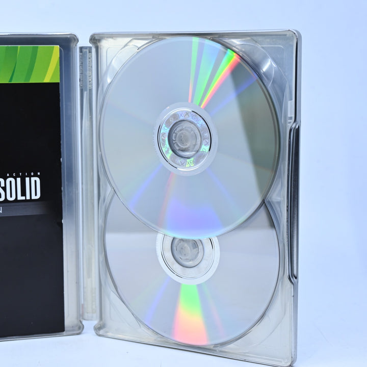 Metal Gear Solid HD Collection - Steelbook - Xbox 360 Game + Manual - PAL