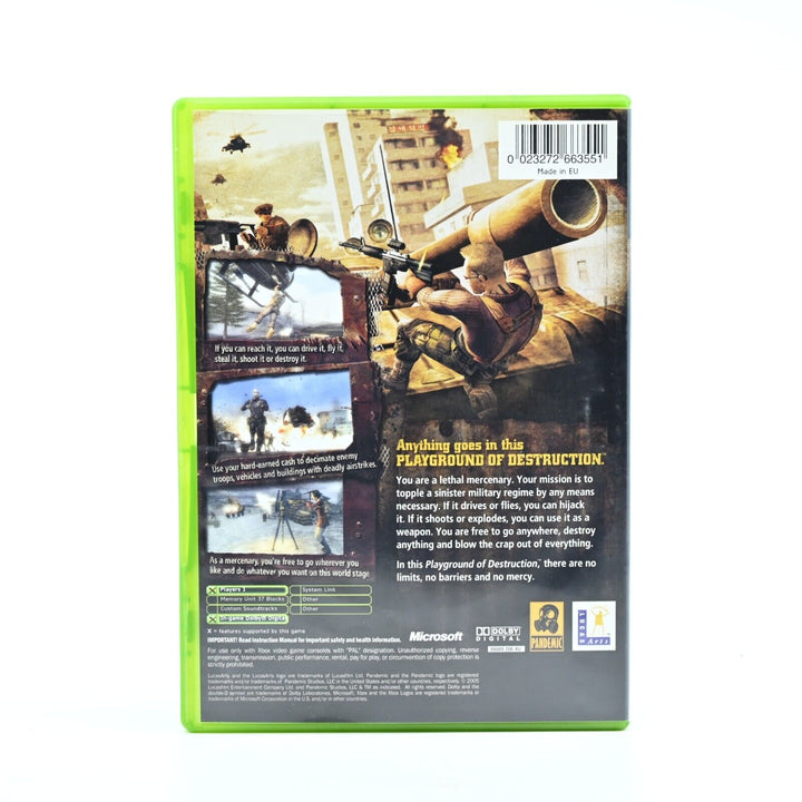 Mercernaries: Playground of Destruction - Original Xbox Game + Manual - PAL