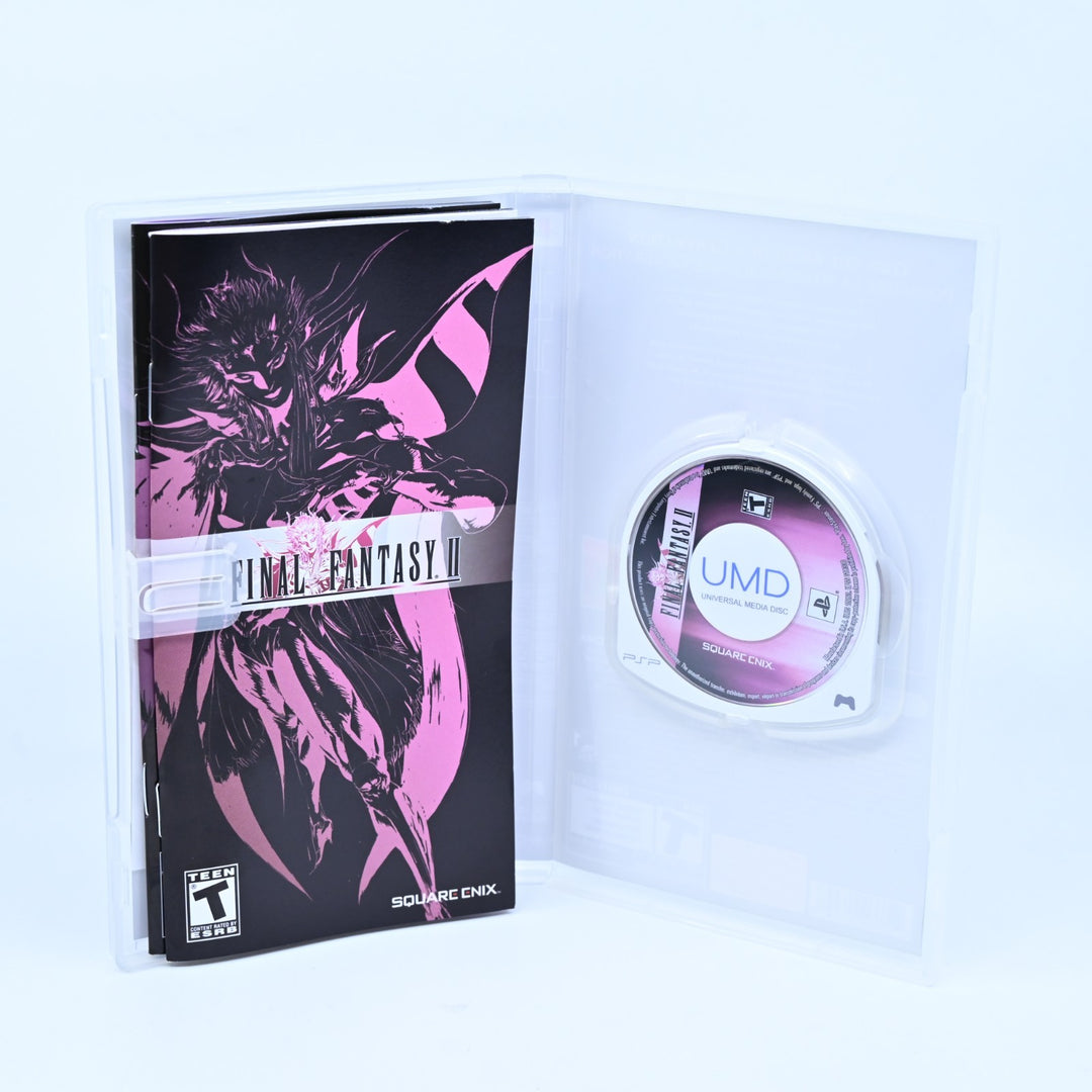Final Fantasy II 2 20th Anniversary - Sony PSP Game + Manual - FREE POST!