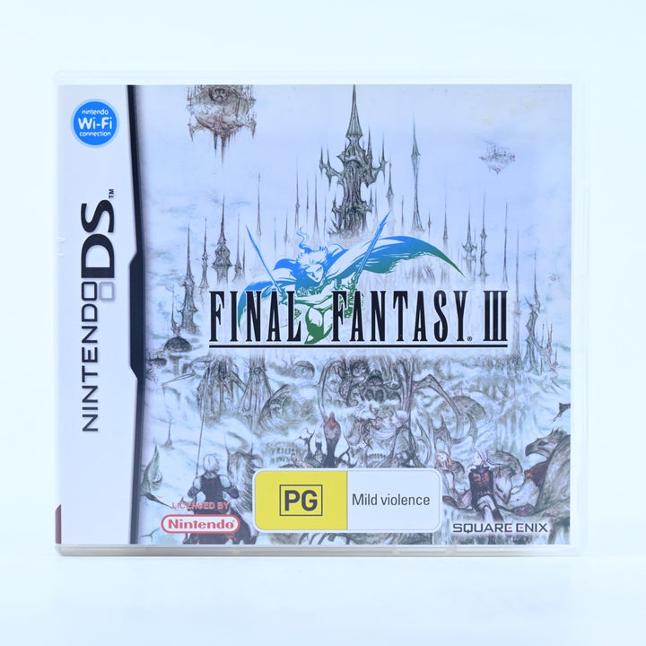 Final Fantasy III - Nintendo DS Game - PAL + Manual - FREE POST!