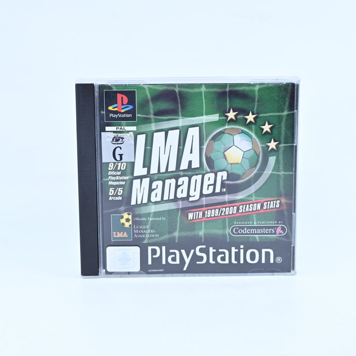 LMA Manager - Sony Playstation 1 / PS1 Game + Manual - PAL - MINT DISC!
