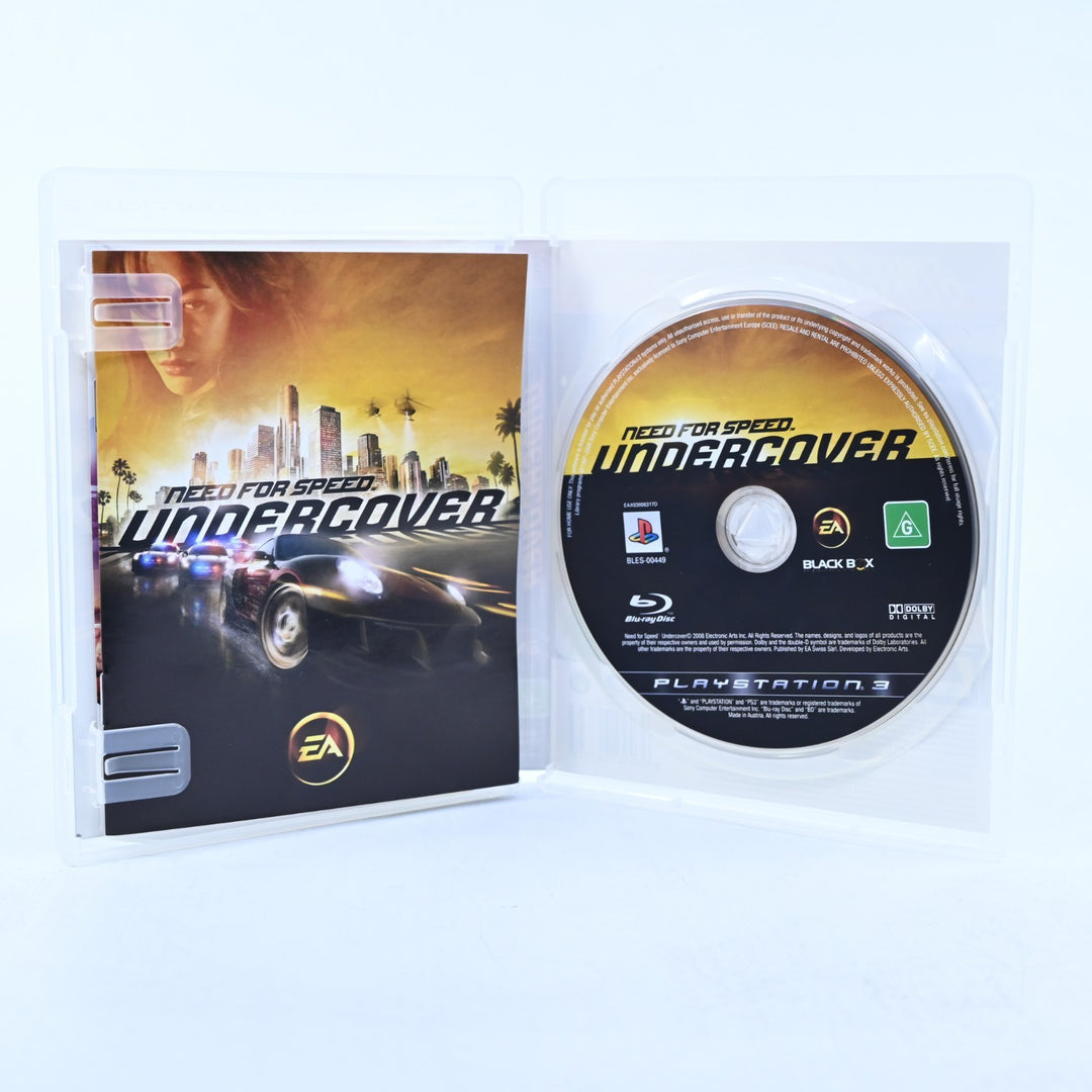 Need For Speed: Undercover - Sony Playstation 3 / PS3 Game + Manual - MINT DISC!