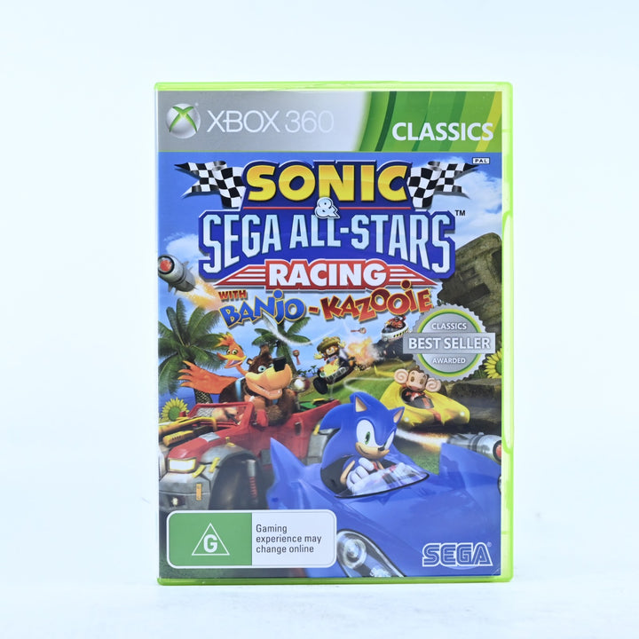 Sonic & Sega All-Stars Racing with Banjo & Kazooie - Xbox 360 Game + Manual