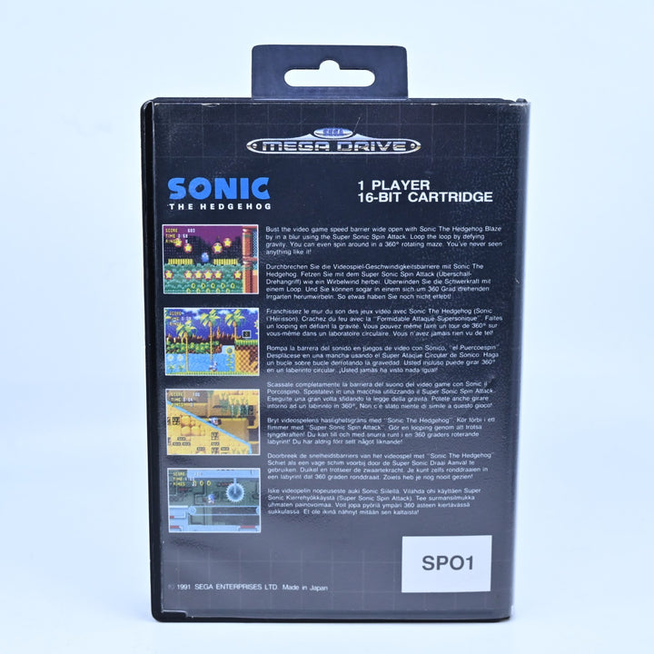 Sonic The Hedgehog - Sega Mega Drive Game - No Manual - PAL - FREE POST!