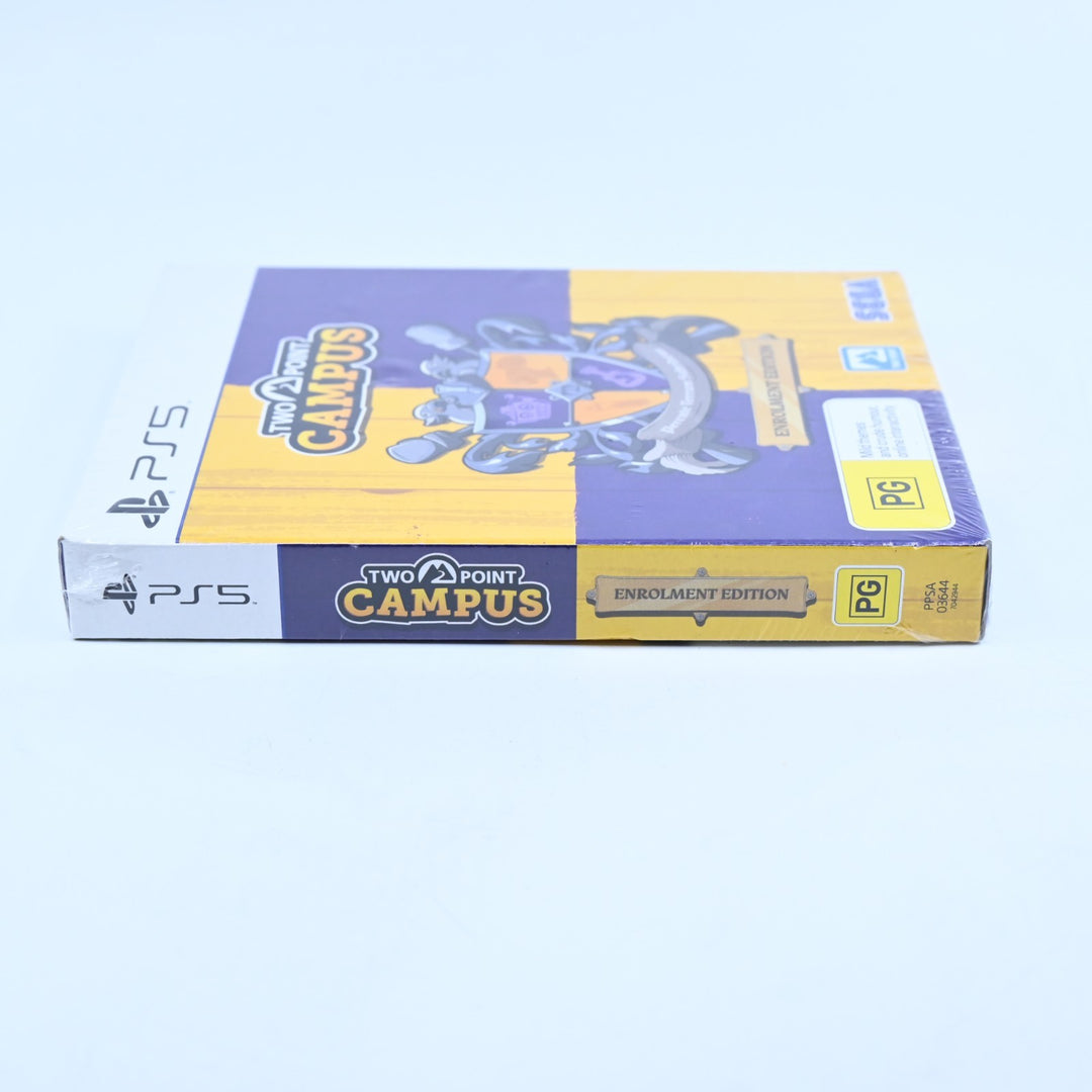 SEALED! Two Point Campus - Enrolment Edition - Sony Playstation 5 / PS5 Game