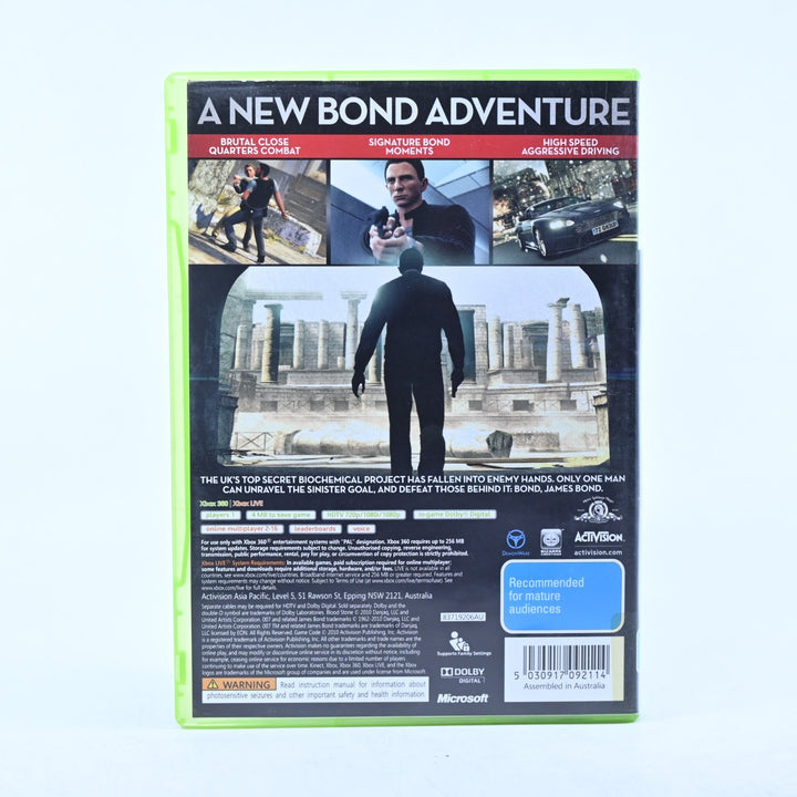007 Blood Stone - Xbox 360 Game + Manual - PAL - MINT DISC!