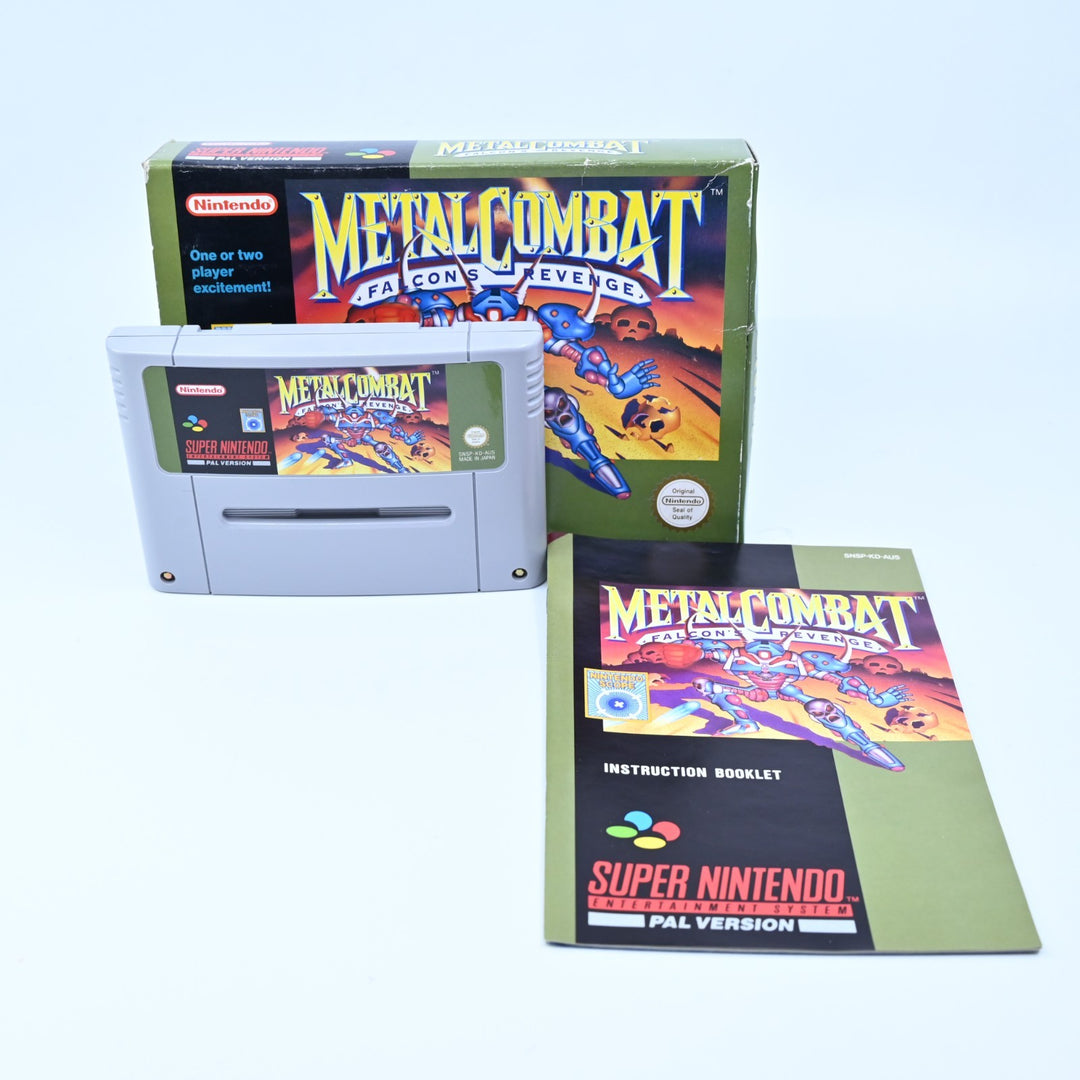 Metal Combat: Falcon's Revenge - Super Nintendo / SNES Boxed Game - PAL