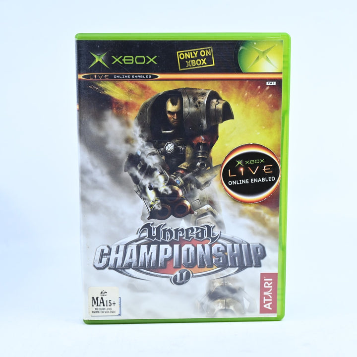 Unreal Championship - Original Xbox Game + Manual - PAL - MINT DISC!