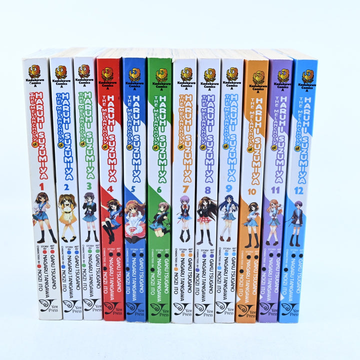 The Melancholy of Haruhi Suzumiya - Volumes 1-12 - Nagaru Tanigawa - Manga