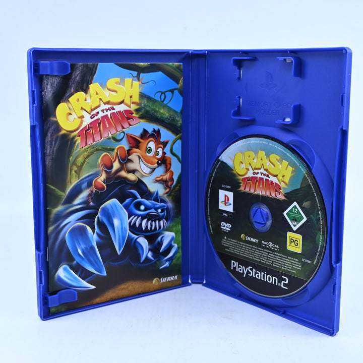 Crash of the Titans - Sony Playstation 2 / PS2 Game + Manual - PAL - MINT DISC!