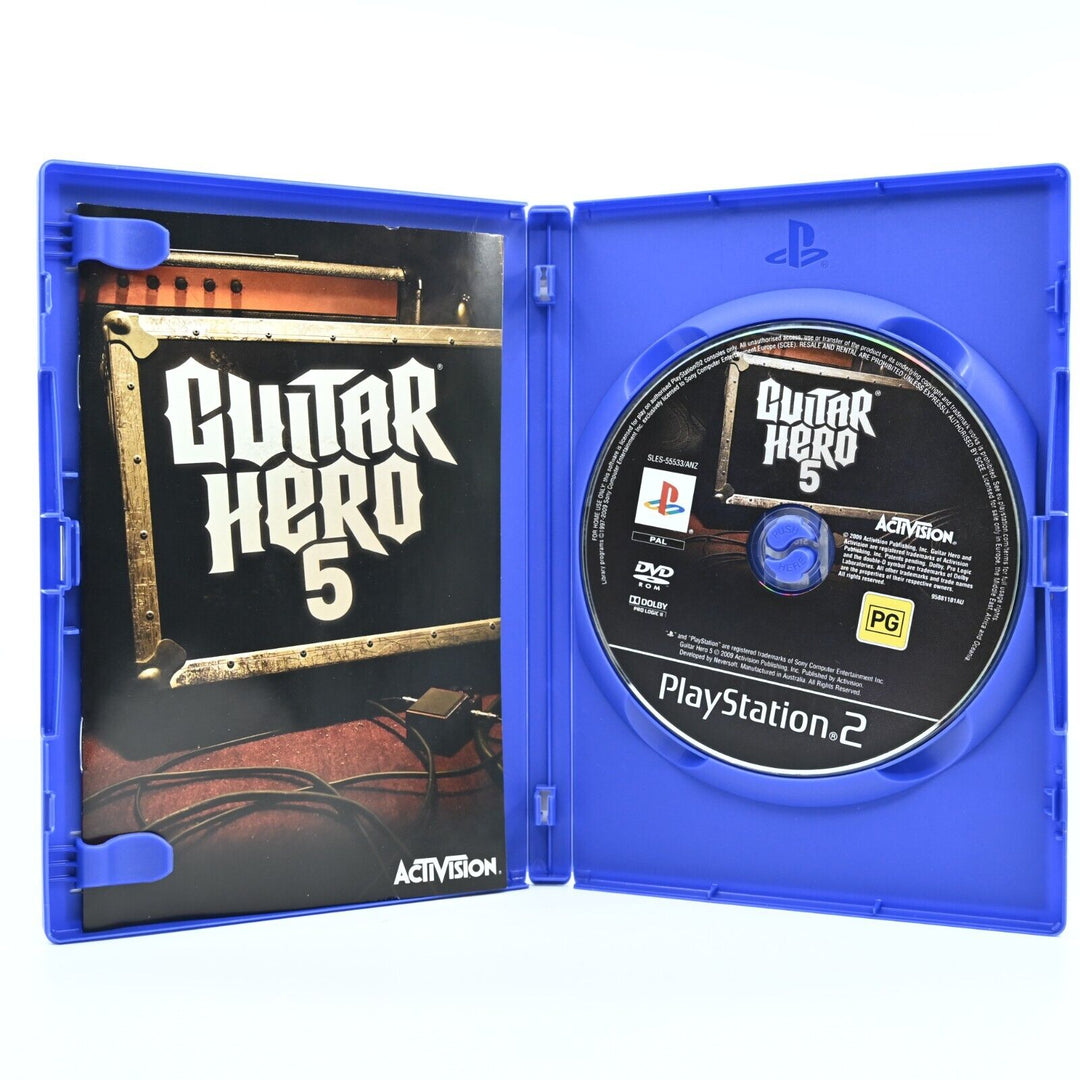 Guitar Hero 5 - Sony Playstation 2 / PS2 Game - PAL - FREE POST!