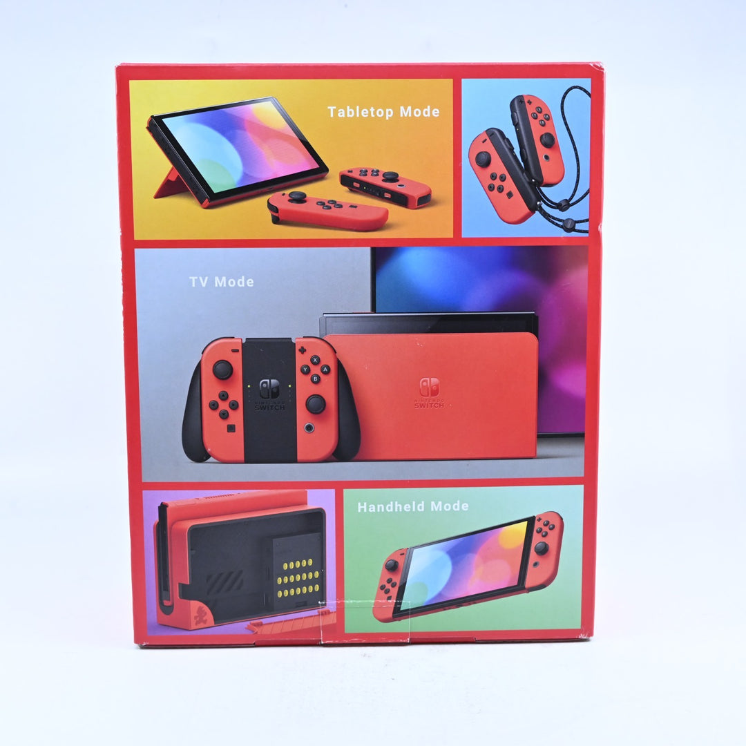 Mario Red Edition - Nintendo Switch OLED Boxed Console - PAL - FREE POST!