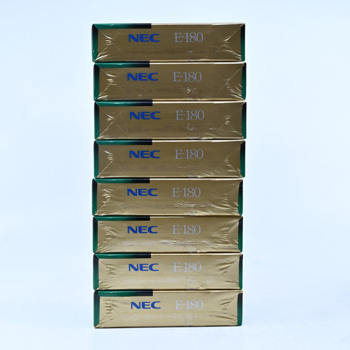 NEC E-180 Blank VHS Cassette Tape - PAL - VHS