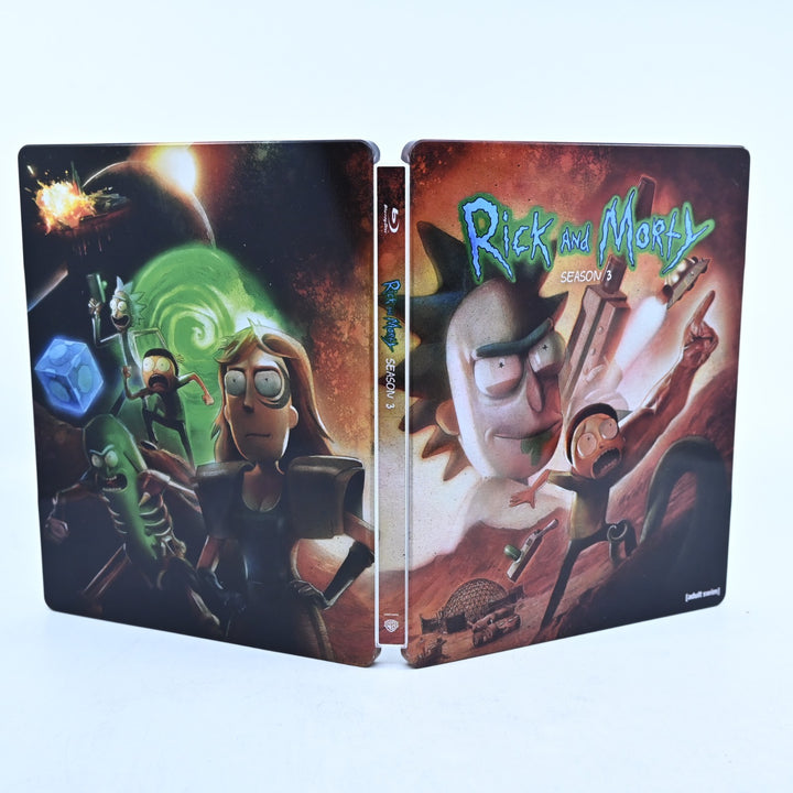 Rick and Morty - Seasons 1-3 - Season 3 Steelbook - Region B - Blu-ray