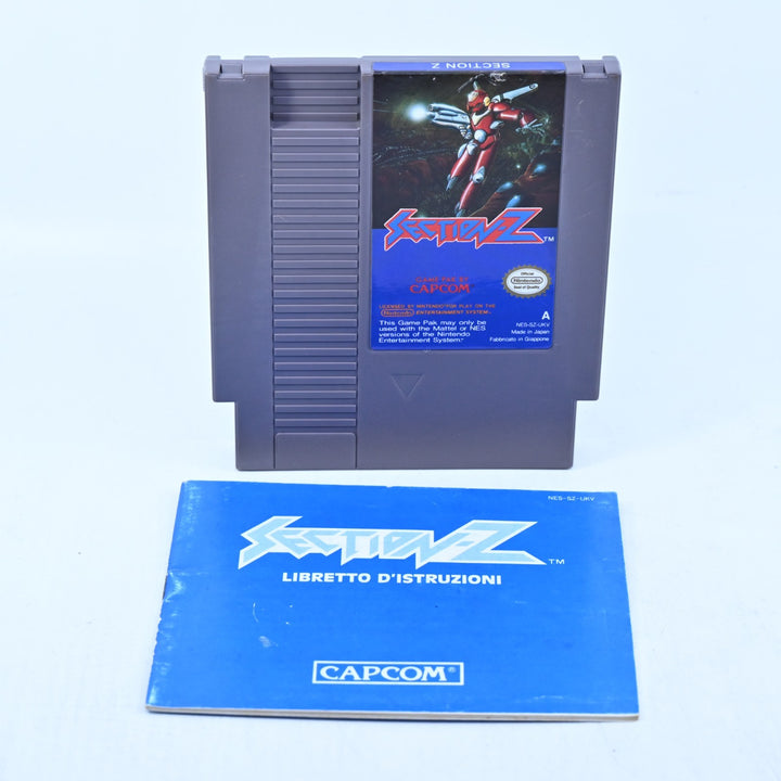Section-Z - Nintendo Entertainment System / NES Game + Manual - PAL - FREE POST!