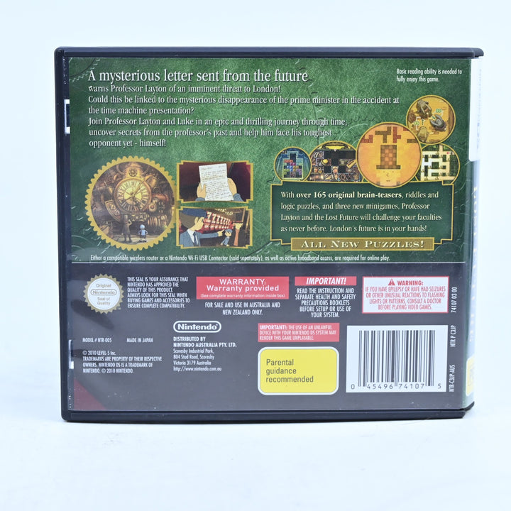 Professor Layton and the Lost Future - Nintendo DS Game - PAL + Manual