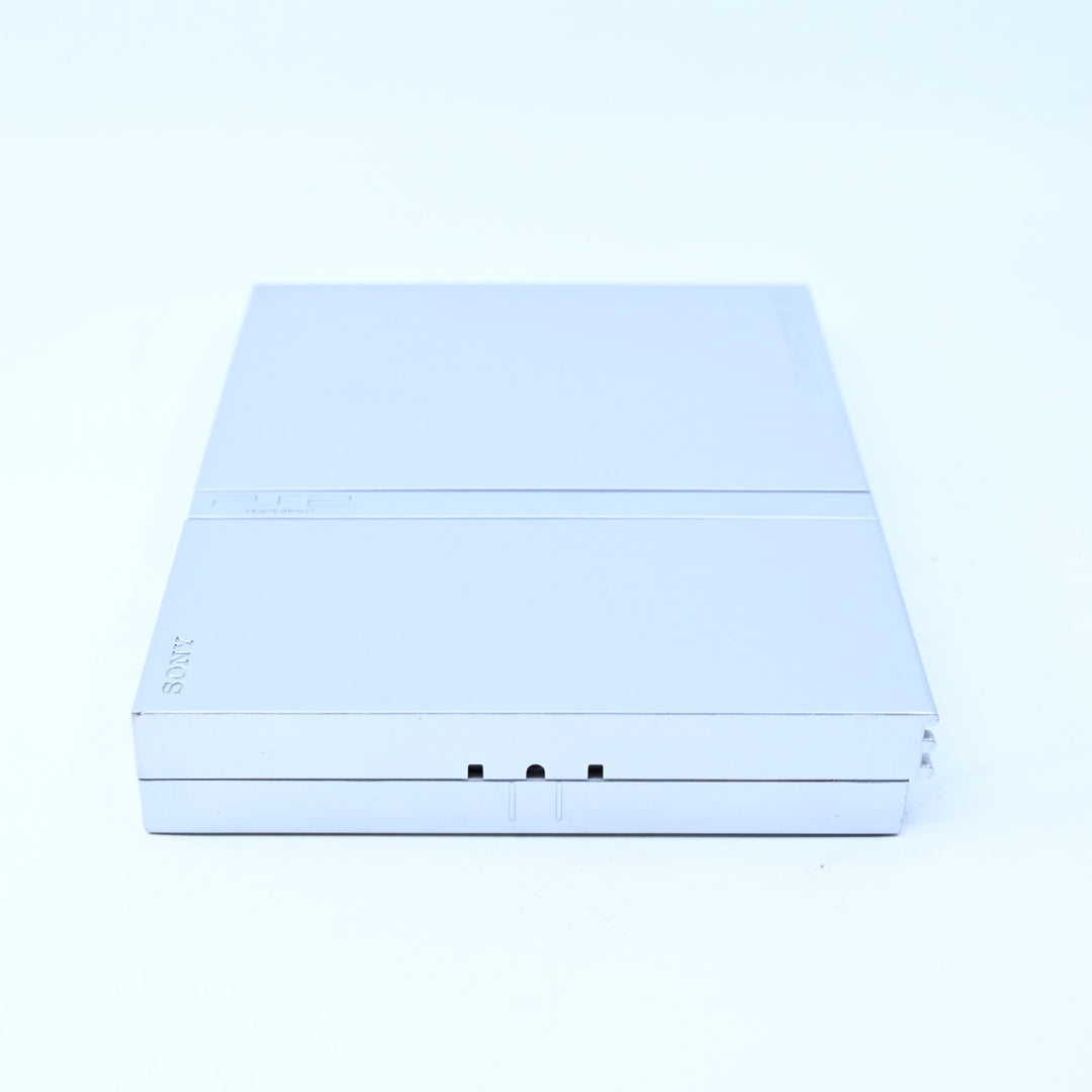Silver Sony Playstation 2 / PS2 Slim Boxed Console - AUS PAL - FREE POST!